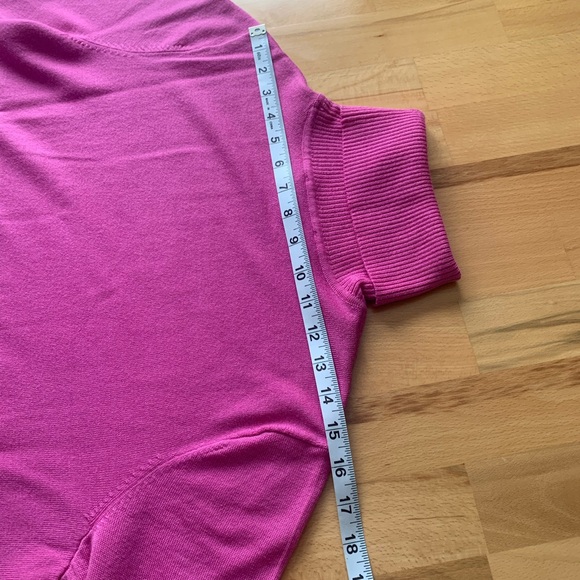 Pendleton pink turtleneck pink sweater 100% merino wool size XL - Picture 15 of 15